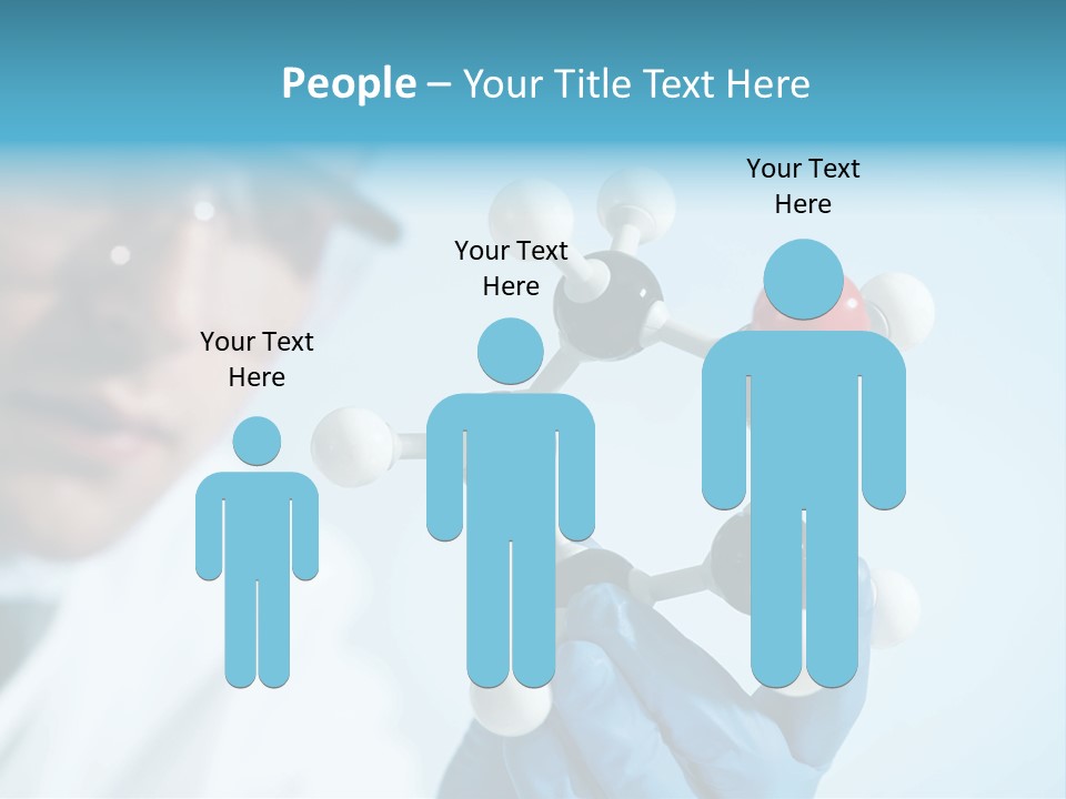 Dna Using White Collar Worker PowerPoint Template