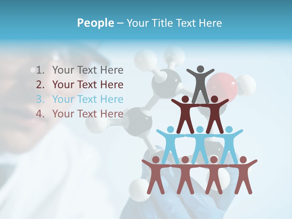 Dna Using White Collar Worker PowerPoint Template
