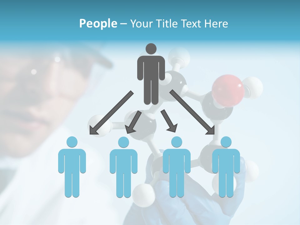 Dna Using White Collar Worker PowerPoint Template