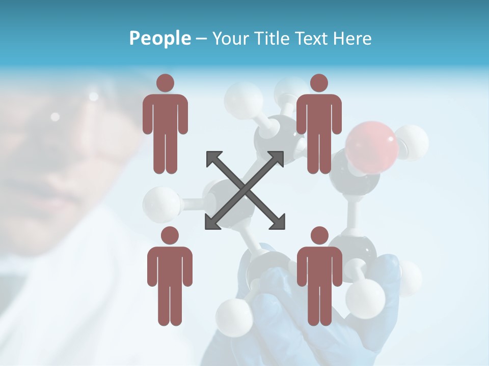 Dna Using White Collar Worker PowerPoint Template