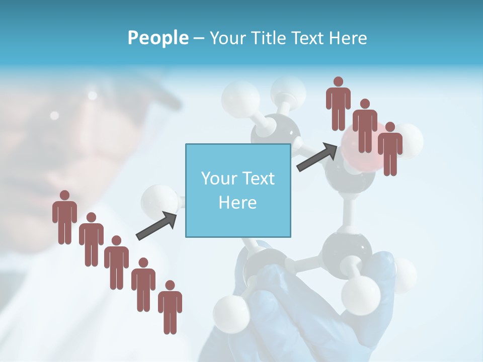 Dna Using White Collar Worker PowerPoint Template