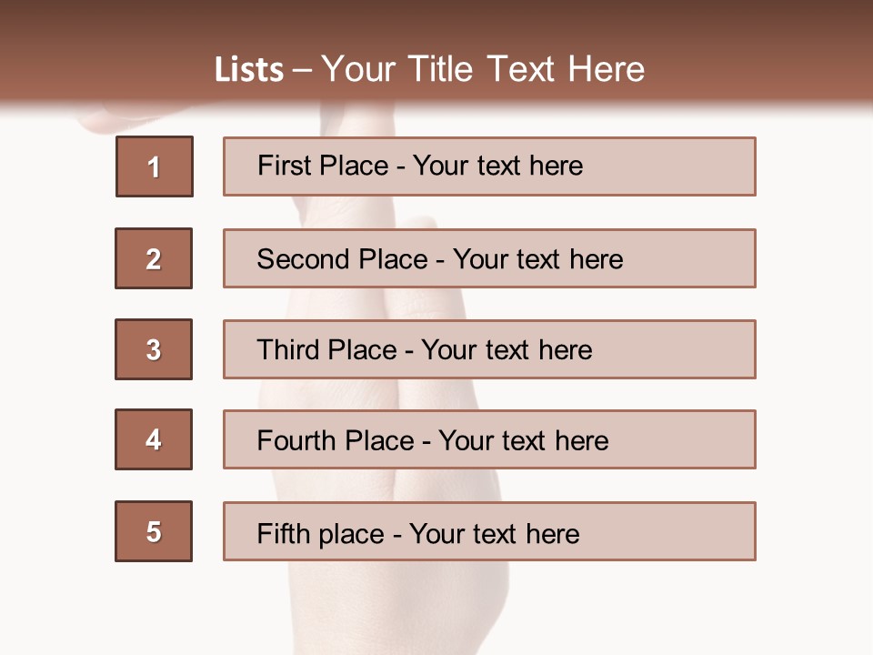 Sport White Showing PowerPoint Template