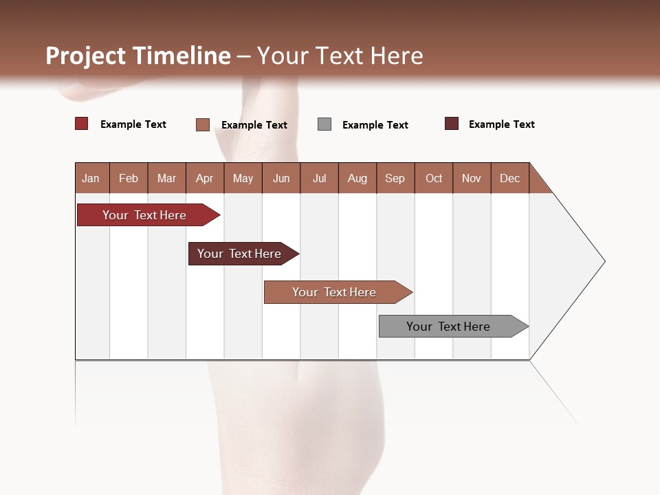 Sport White Showing PowerPoint Template