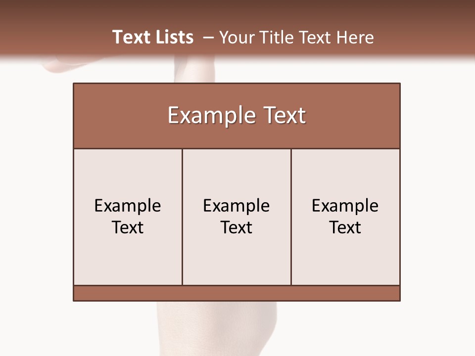 Sport White Showing PowerPoint Template