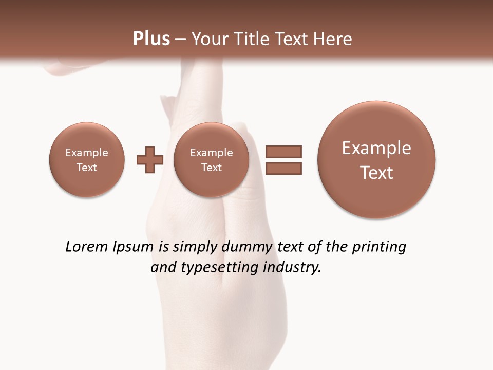 Sport White Showing PowerPoint Template