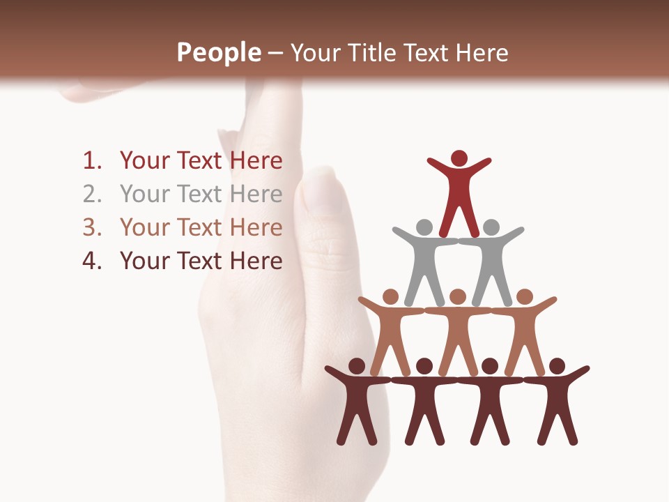 Sport White Showing PowerPoint Template