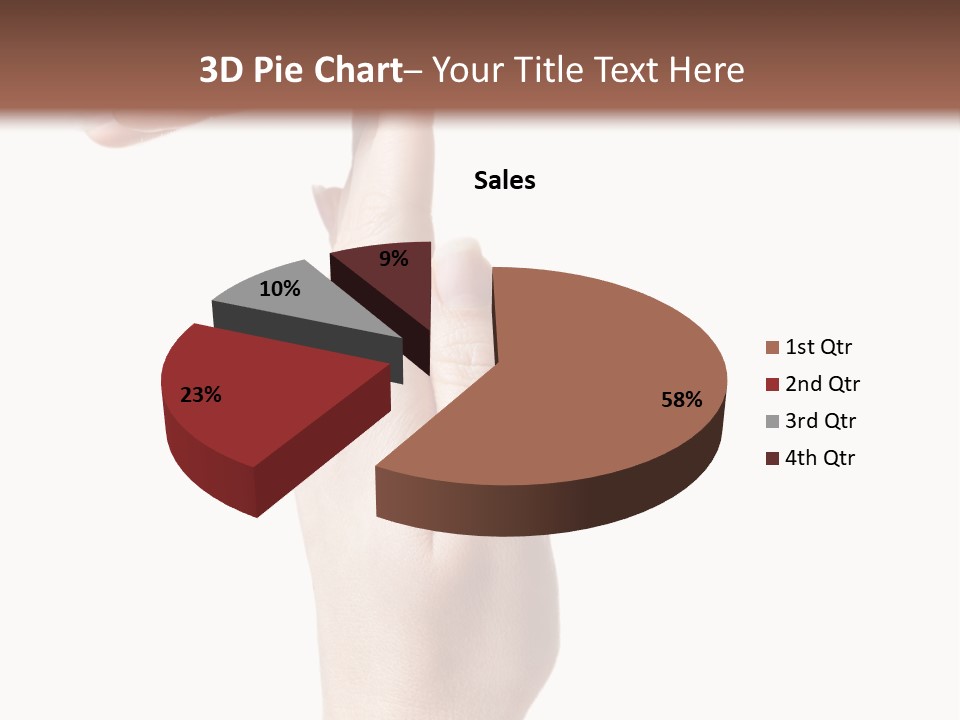 Sport White Showing PowerPoint Template