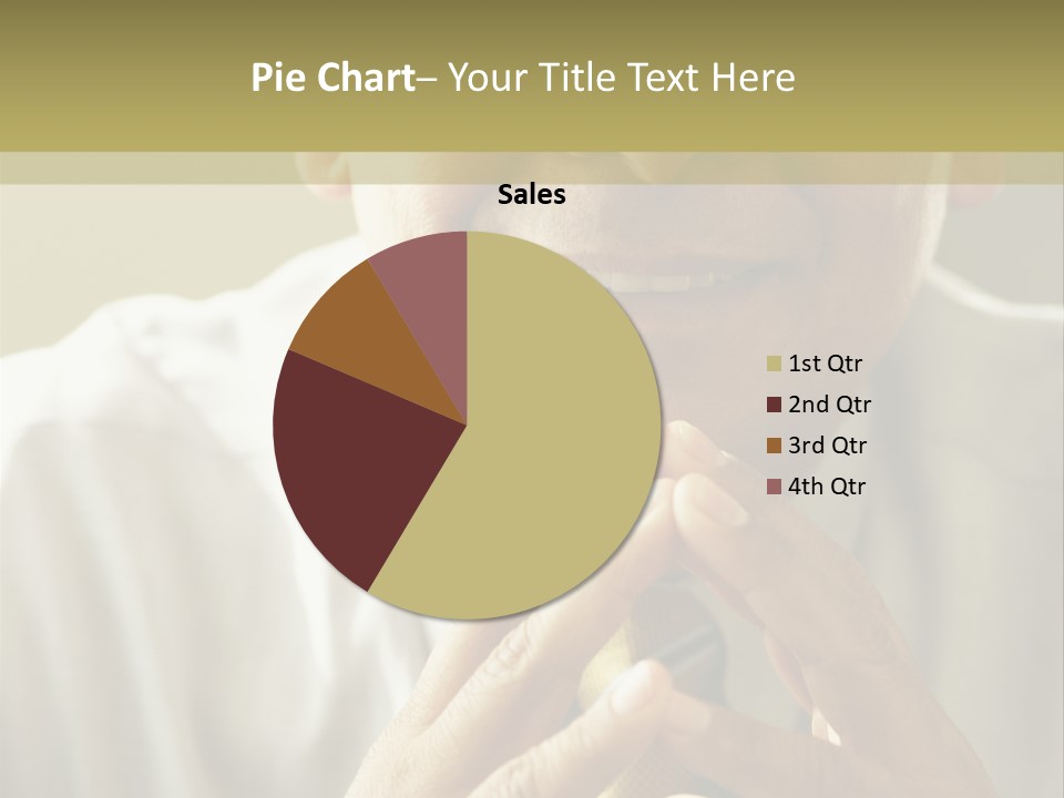 Latin American Eye Glasses Gray Hair PowerPoint Template