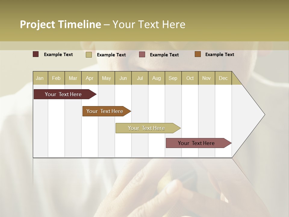 Latin American Eye Glasses Gray Hair PowerPoint Template