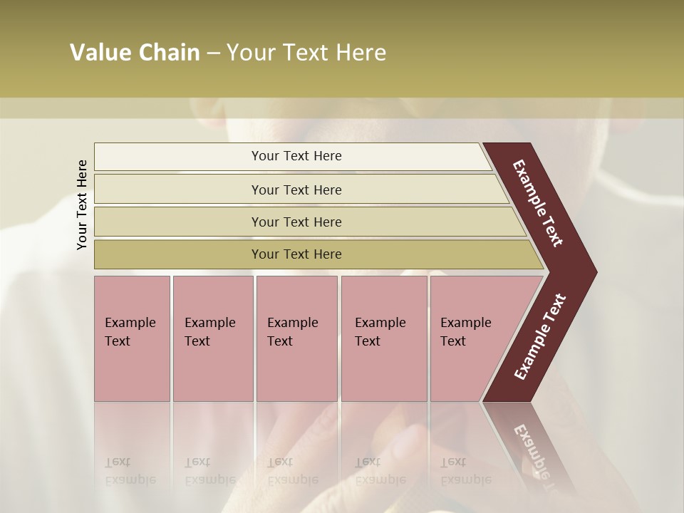 Latin American Eye Glasses Gray Hair PowerPoint Template