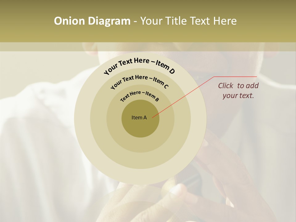 Latin American Eye Glasses Gray Hair PowerPoint Template