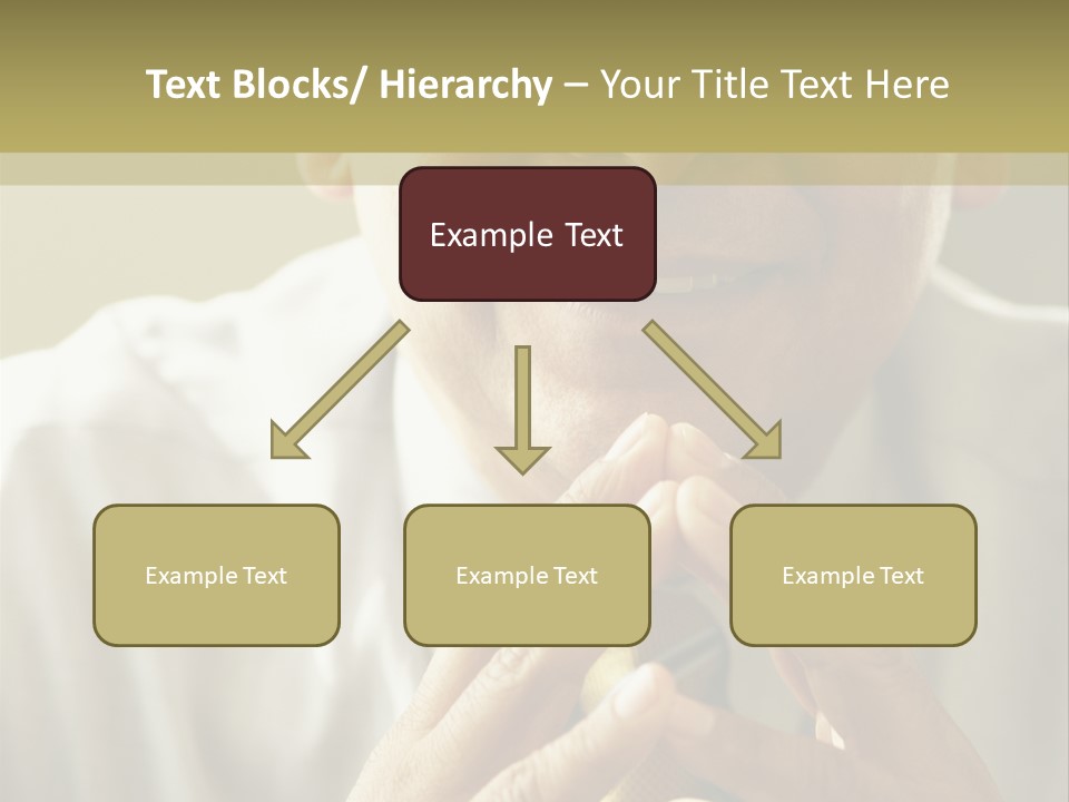 Latin American Eye Glasses Gray Hair PowerPoint Template