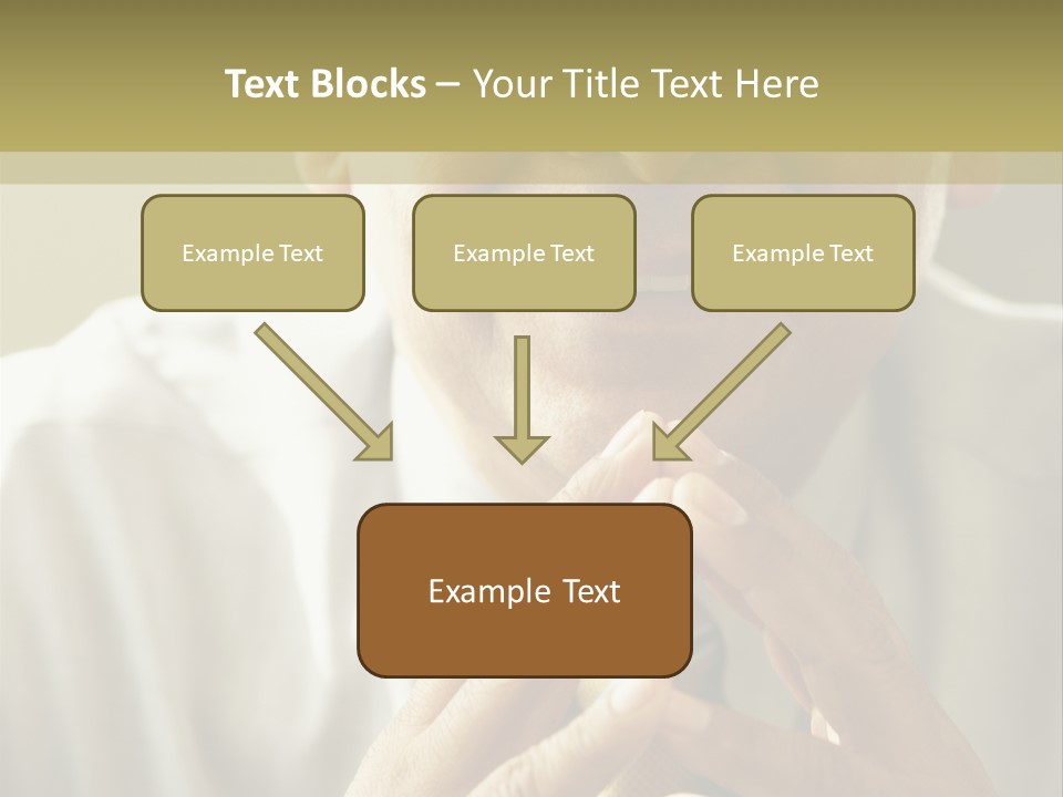 Latin American Eye Glasses Gray Hair PowerPoint Template