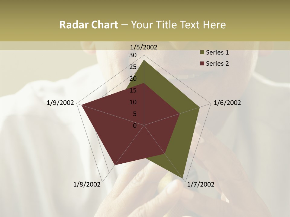 Latin American Eye Glasses Gray Hair PowerPoint Template