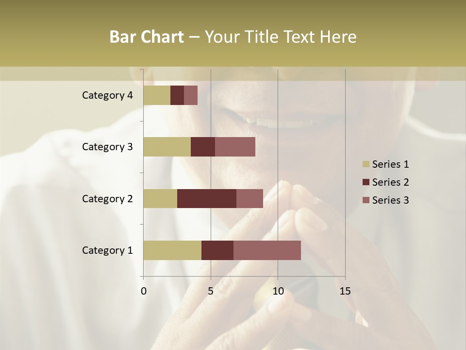 Latin American Eye Glasses Gray Hair PowerPoint Template