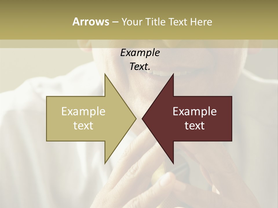 Latin American Eye Glasses Gray Hair PowerPoint Template