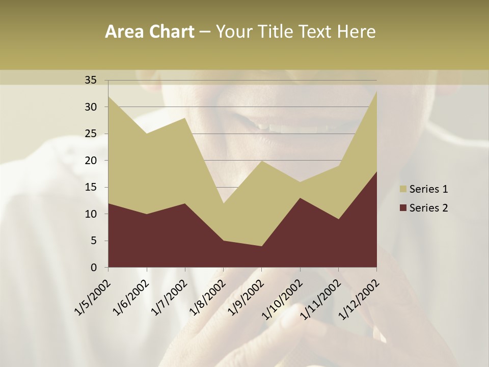Latin American Eye Glasses Gray Hair PowerPoint Template