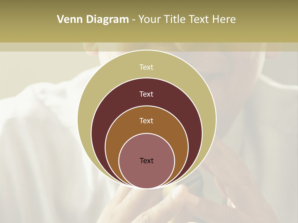 Latin American Eye Glasses Gray Hair PowerPoint Template