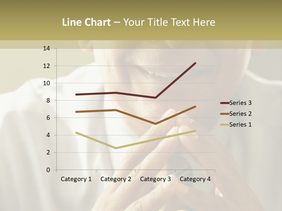 Latin American Eye Glasses Gray Hair PowerPoint Template