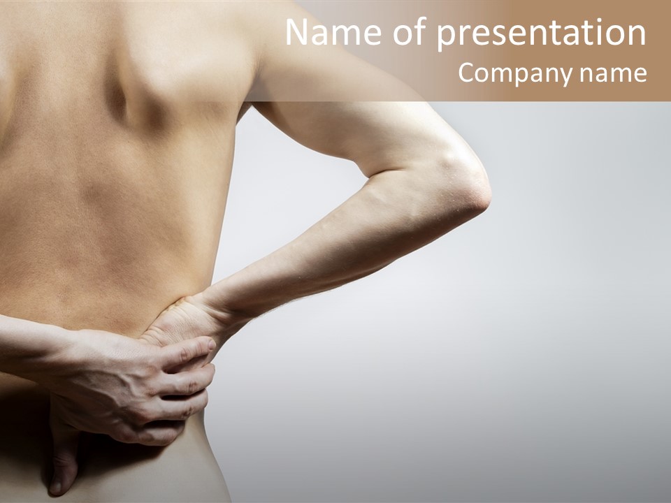 Pain Backache Human PowerPoint Template