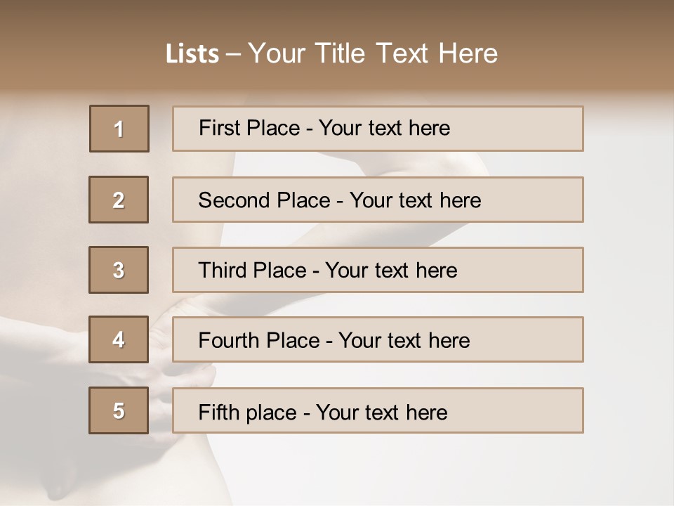 Pain Backache Human PowerPoint Template