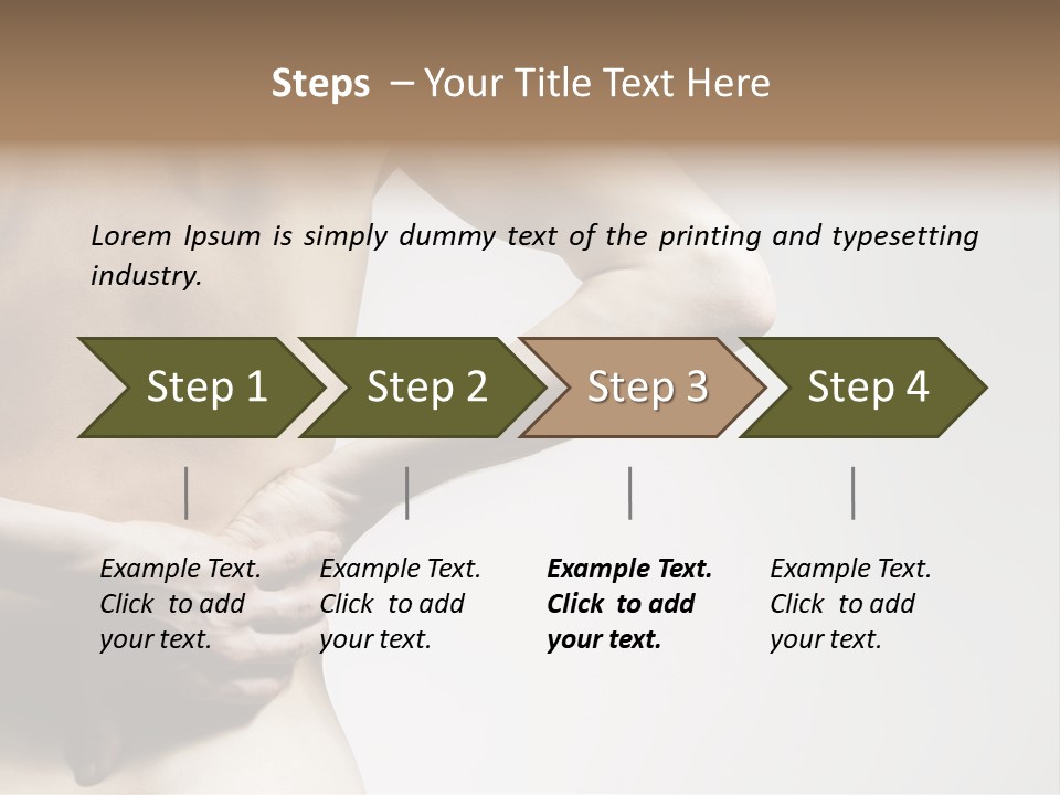 Pain Backache Human PowerPoint Template