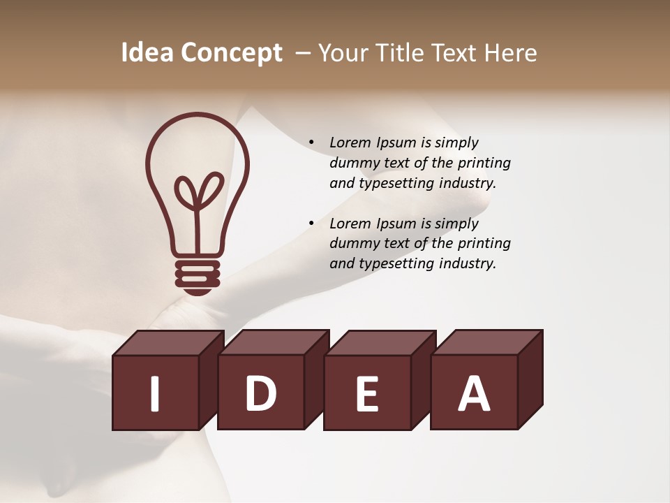 Pain Backache Human PowerPoint Template