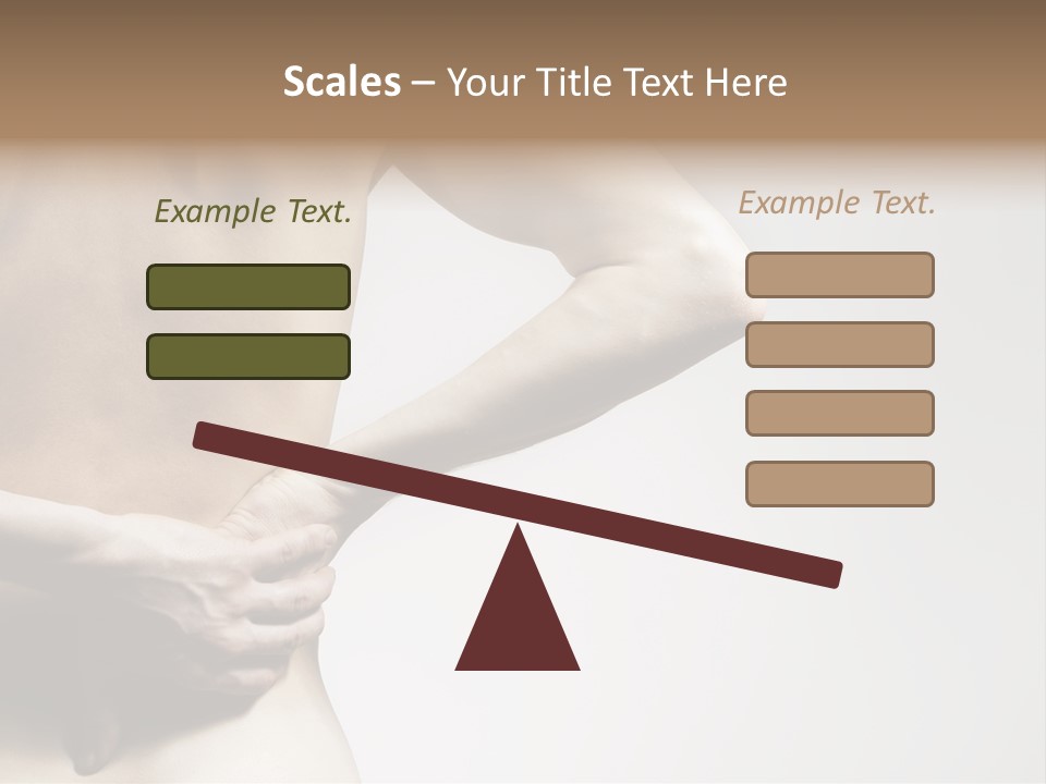 Pain Backache Human PowerPoint Template