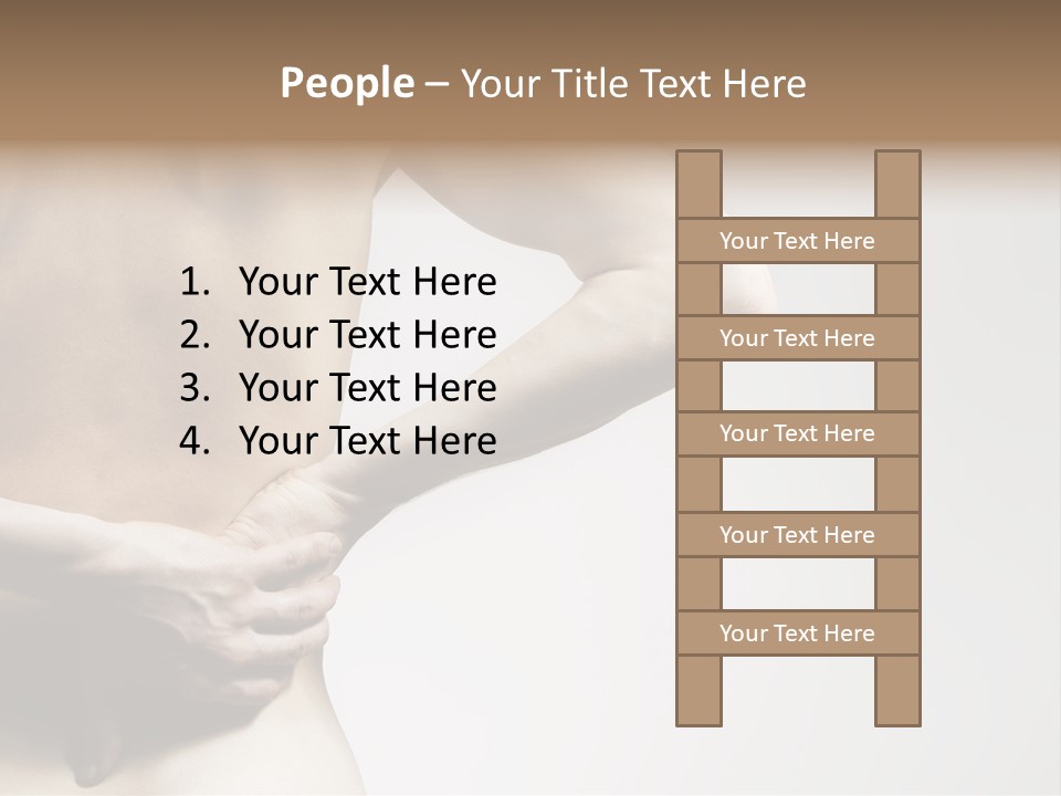 Pain Backache Human PowerPoint Template