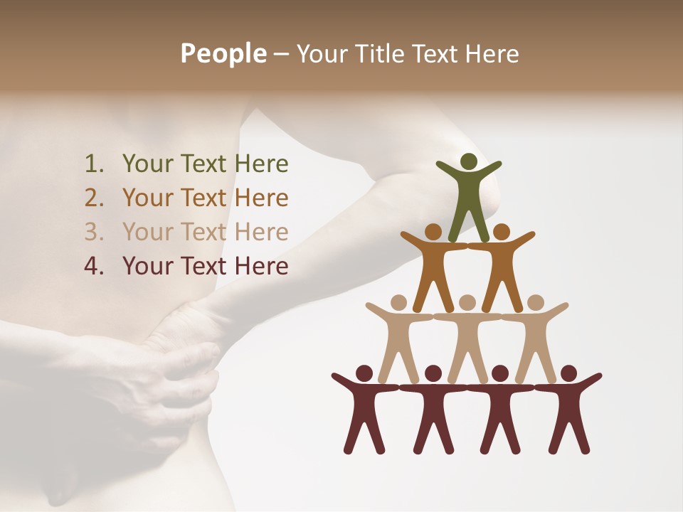Pain Backache Human PowerPoint Template