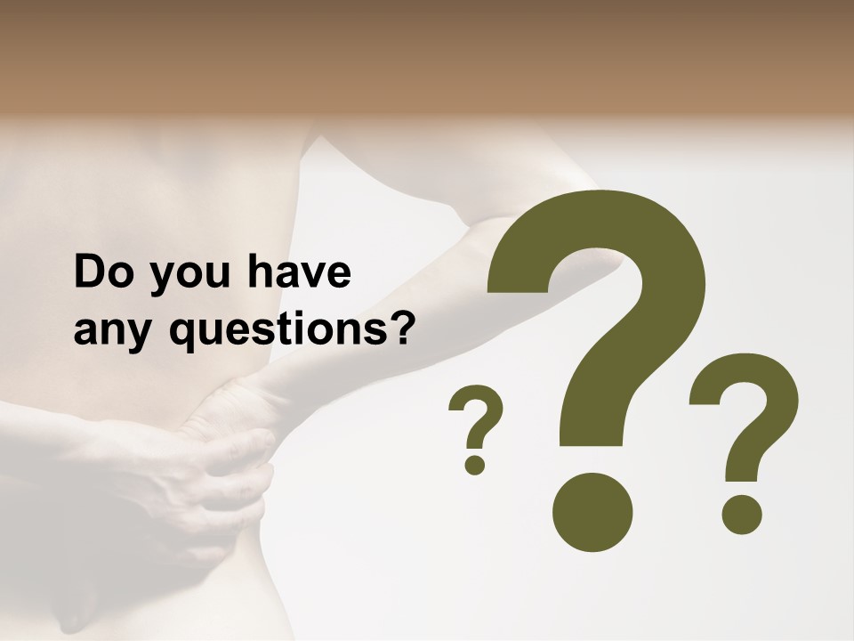 Pain Backache Human PowerPoint Template