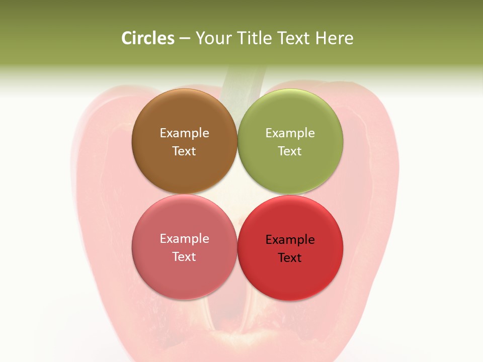 Vivid Arrangement Healthy PowerPoint Template