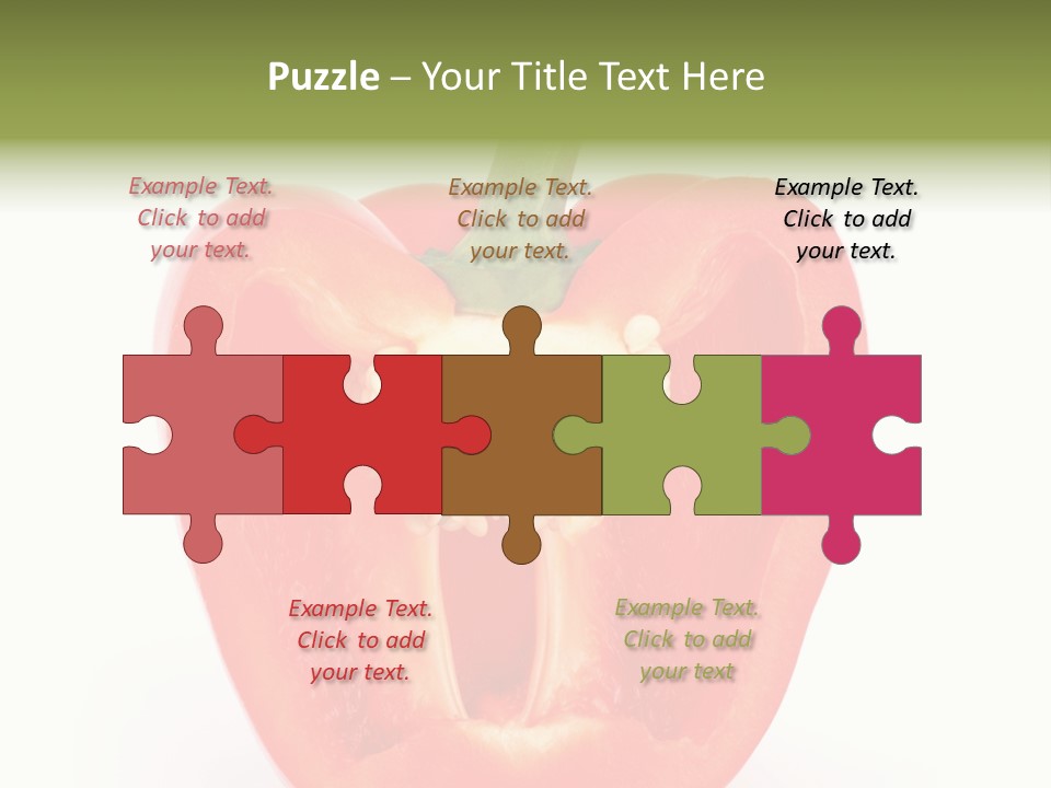 Vivid Arrangement Healthy PowerPoint Template