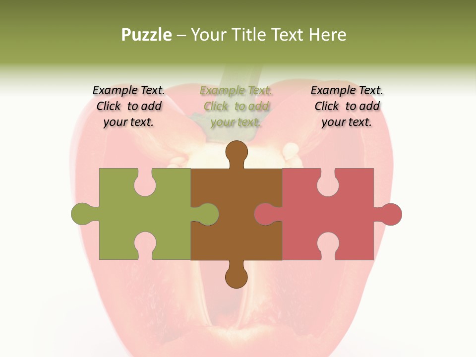 Vivid Arrangement Healthy PowerPoint Template