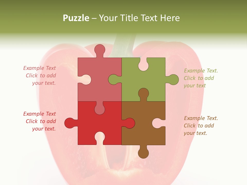 Vivid Arrangement Healthy PowerPoint Template