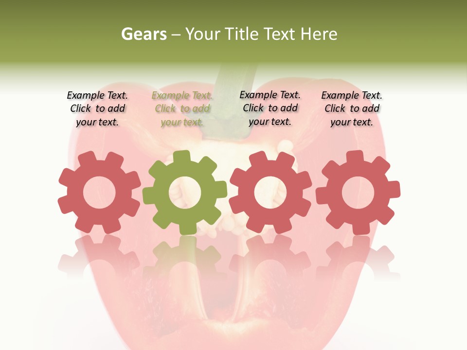 Vivid Arrangement Healthy PowerPoint Template