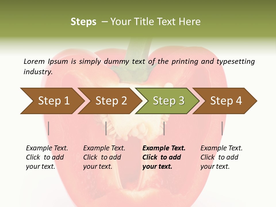 Vivid Arrangement Healthy PowerPoint Template