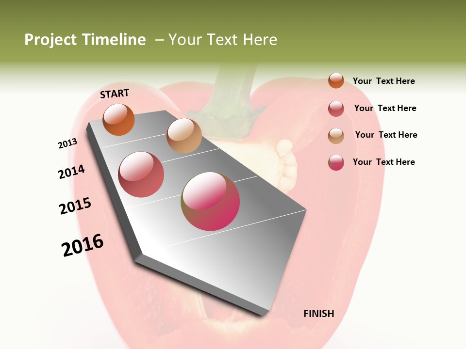 Vivid Arrangement Healthy PowerPoint Template