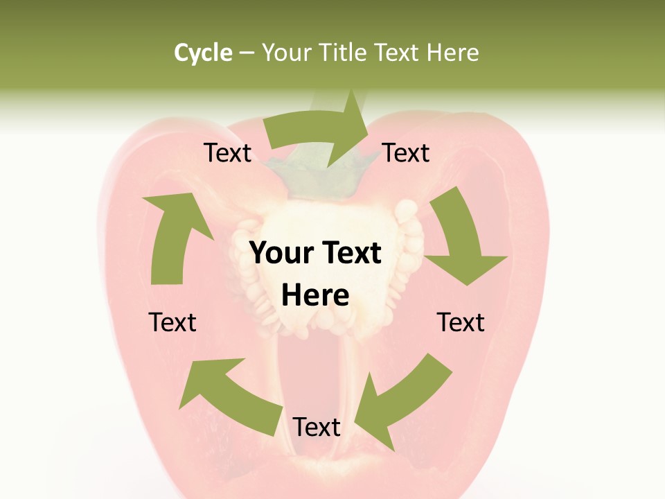 Vivid Arrangement Healthy PowerPoint Template