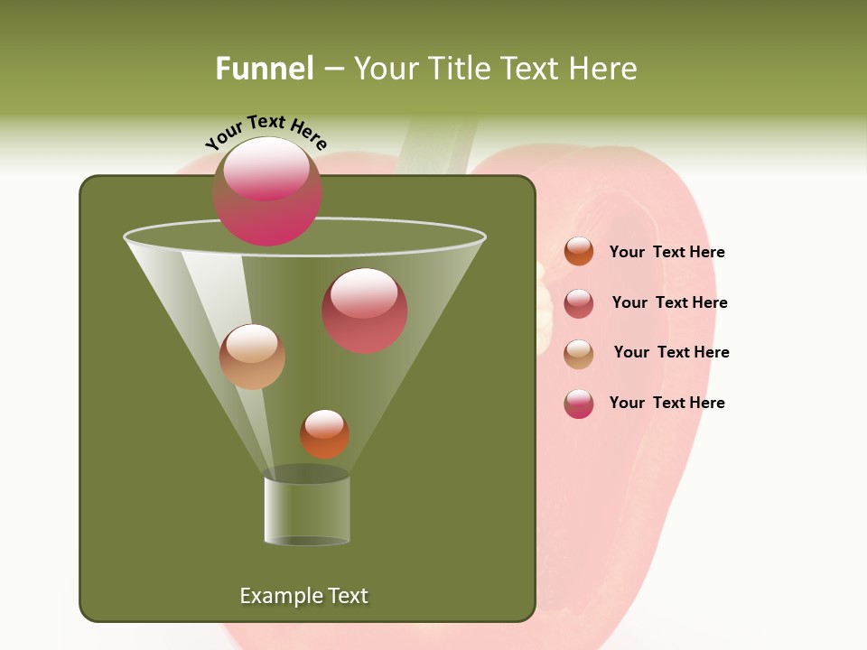 Vivid Arrangement Healthy PowerPoint Template
