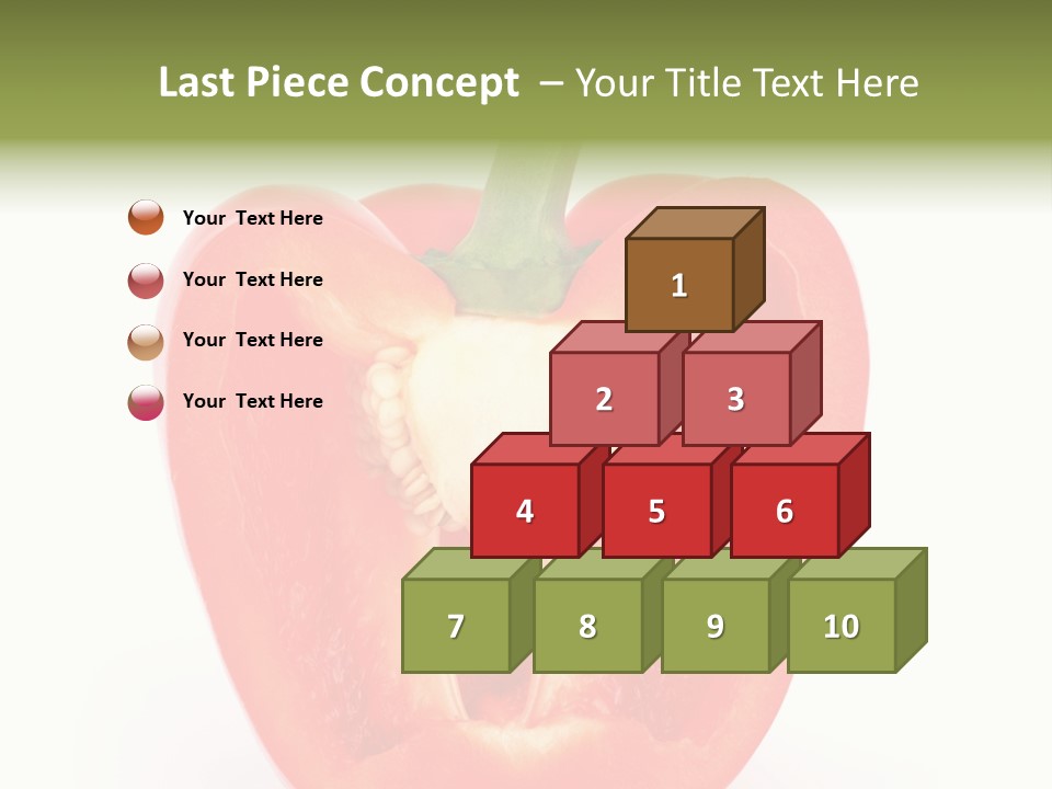Vivid Arrangement Healthy PowerPoint Template