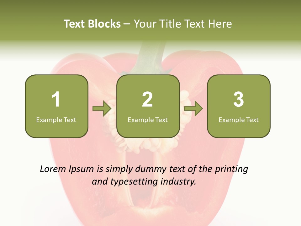 Vivid Arrangement Healthy PowerPoint Template