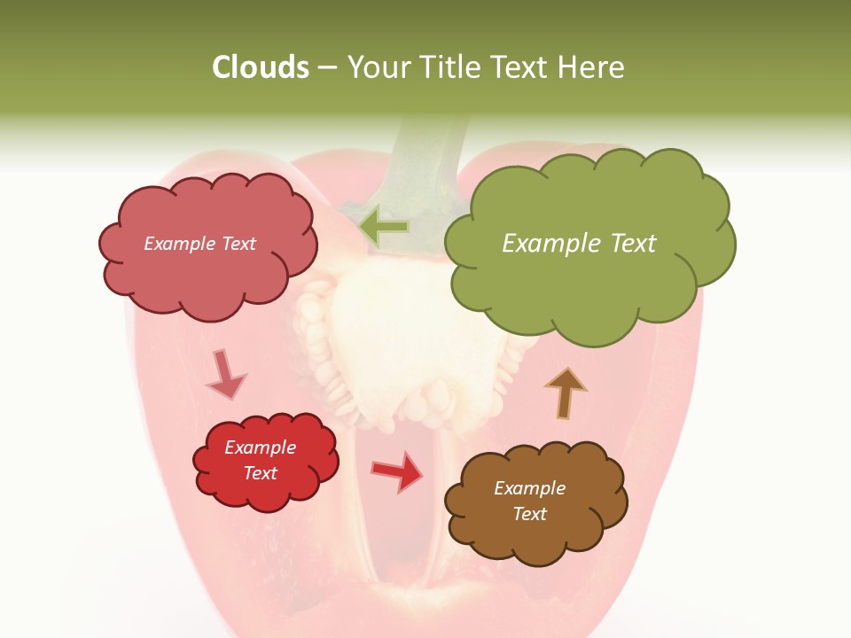 Vivid Arrangement Healthy PowerPoint Template