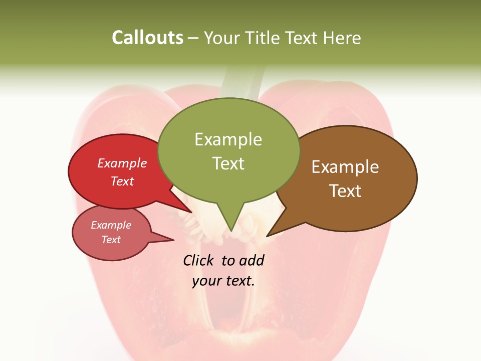 Vivid Arrangement Healthy PowerPoint Template