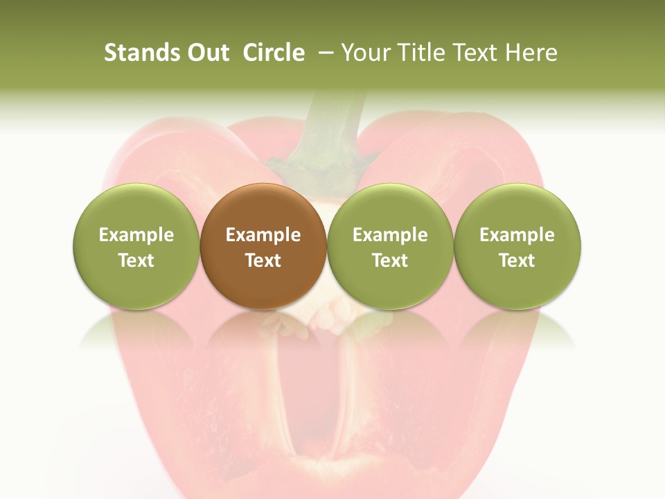 Vivid Arrangement Healthy PowerPoint Template