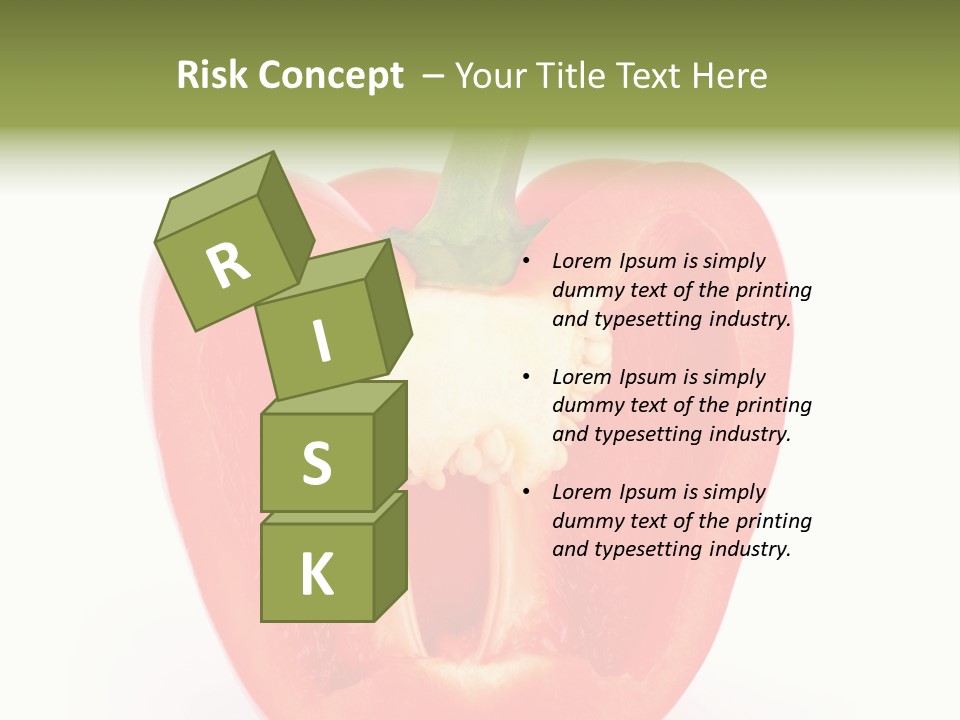 Vivid Arrangement Healthy PowerPoint Template