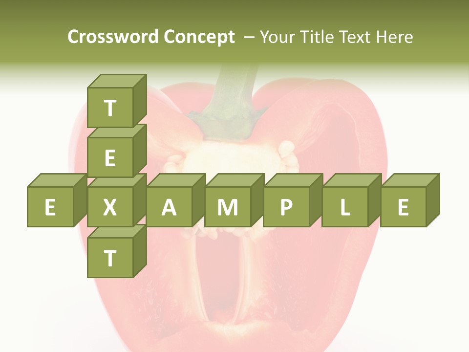 Vivid Arrangement Healthy PowerPoint Template