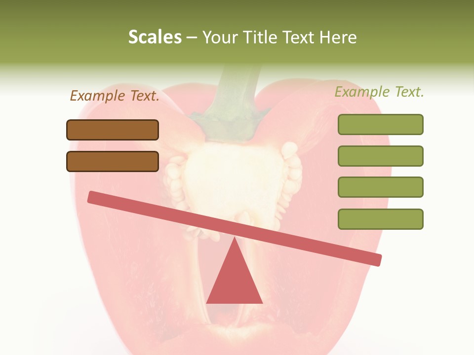 Vivid Arrangement Healthy PowerPoint Template