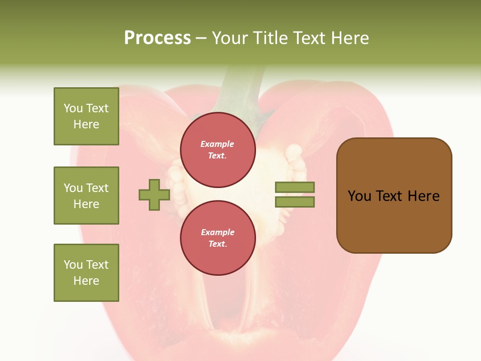 Vivid Arrangement Healthy PowerPoint Template