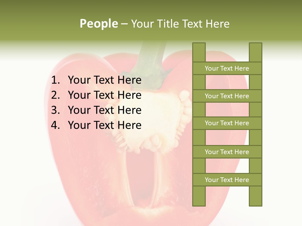 Vivid Arrangement Healthy PowerPoint Template